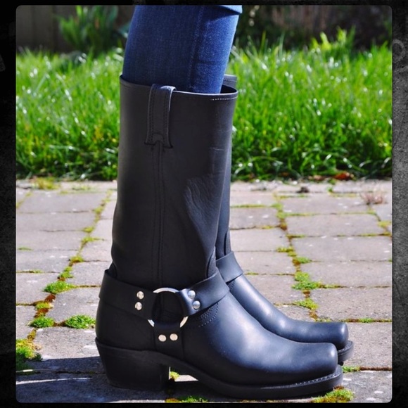 Frye Shoes - FRYE BLACK PHILLIP HARNESS 12R  BOOTS # 77309 8